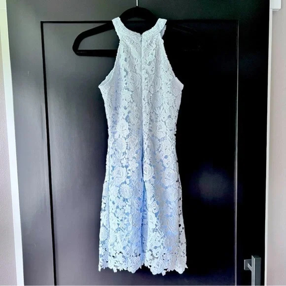 💚Lulu’s light blue sleeveless dress size XS - Picture 8 of 9